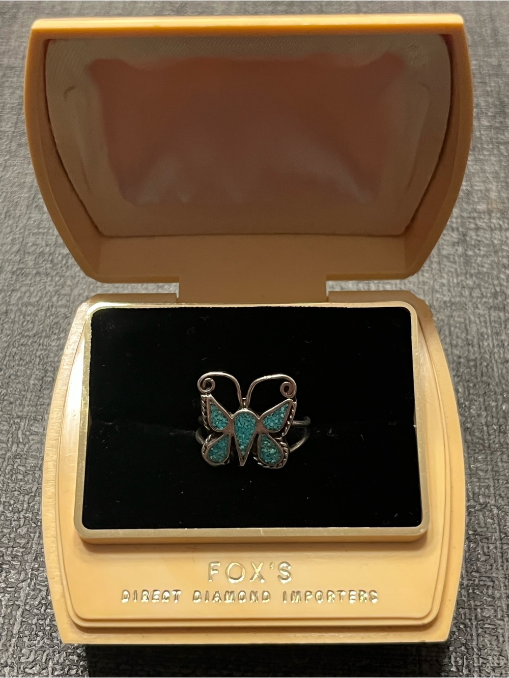 Vintage 925 butterfly ring